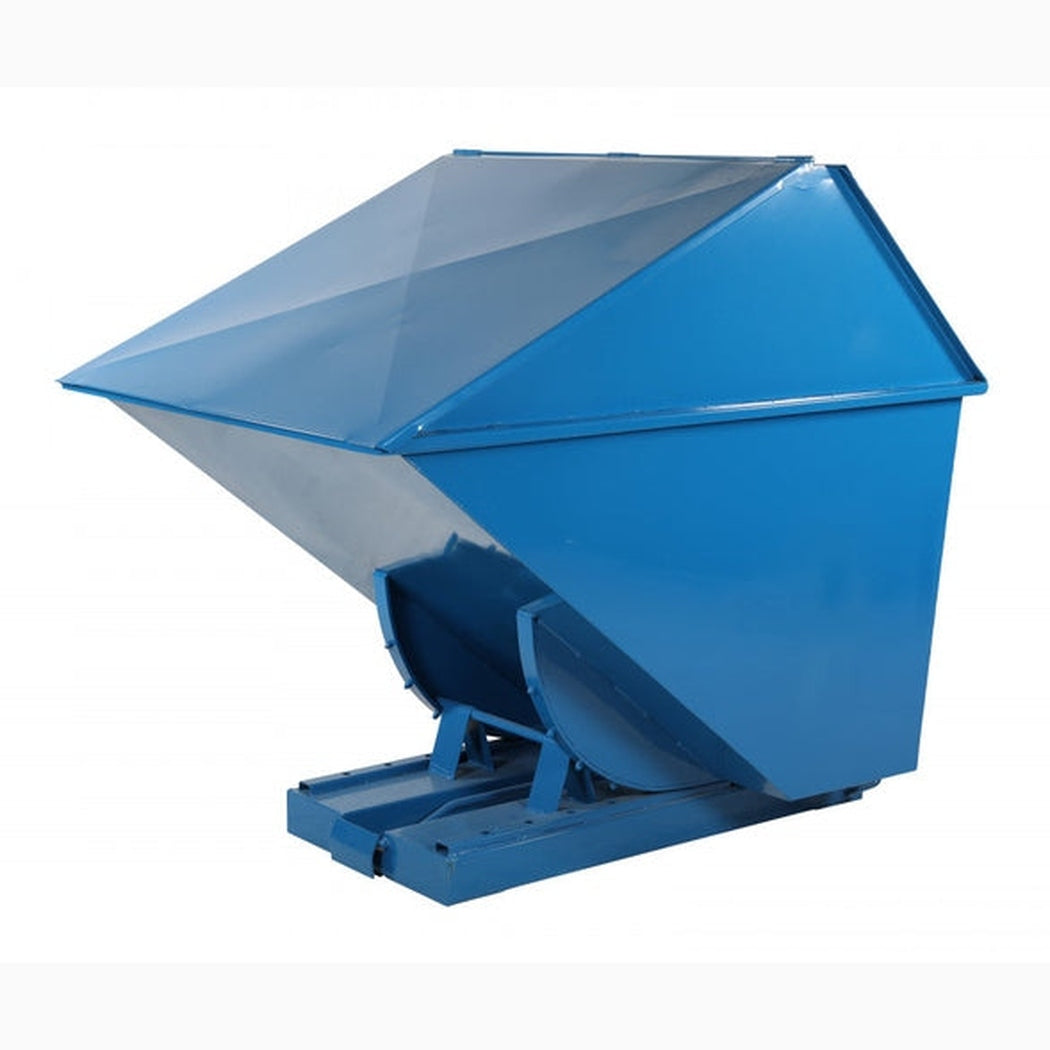 Tippcontainer Jaina med högt lock, 1300 liter, robust och pulverlackerad för effektiv och säker avfallshantering.