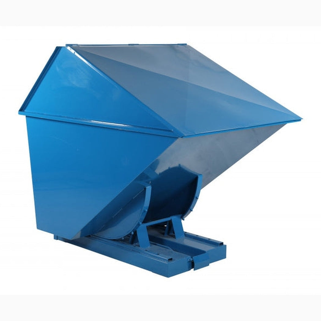 Tippcontainer Jaina med högt lock, 1300 liter, robust container för effektiv avfallshantering och källsortering.