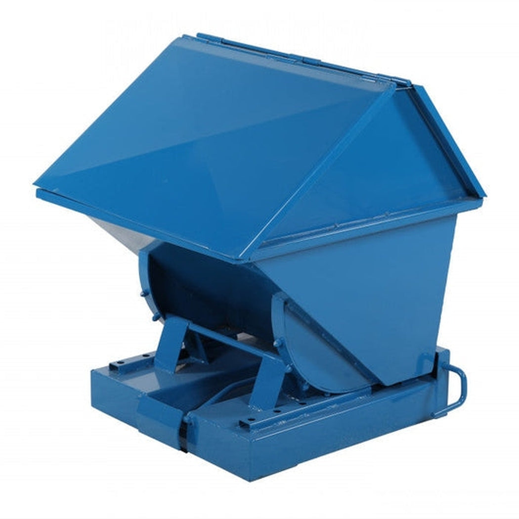 Tippcontainer Jaina med högt lock, 200 liter, robust container för effektiv avfallshantering och källsortering.