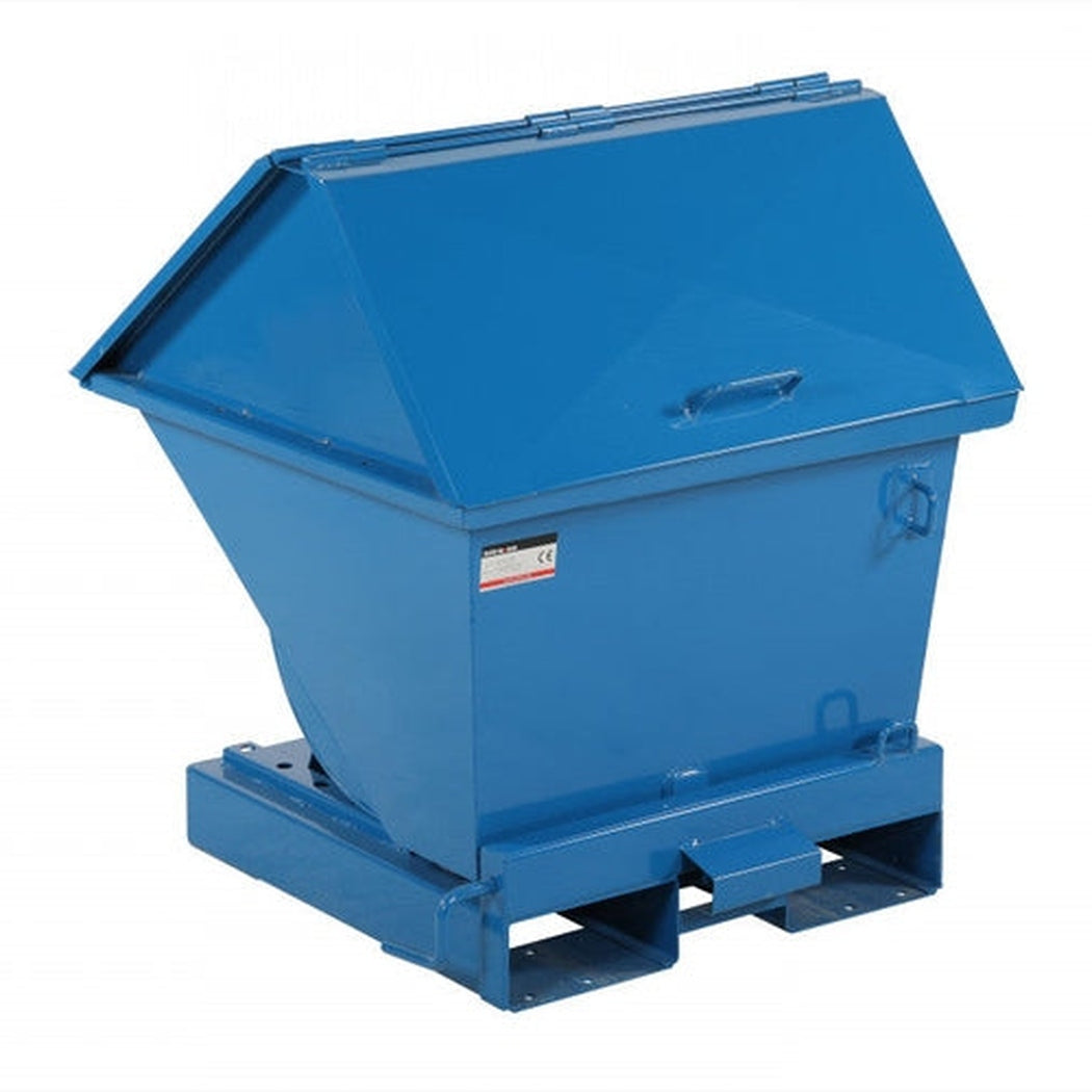 Tippcontainer Jaina med högt lock, 200 liter, robust tippcontainer för säker och effektiv avfallshantering i industrin.