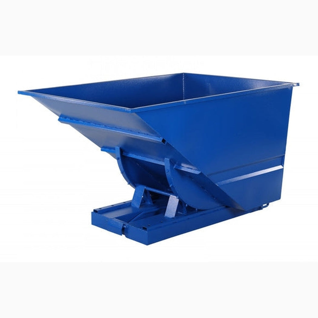 Tippcontainer lätt, 1100 liter, 600kg i robust pulverlackerad design för effektiv och säker avfallshantering.
