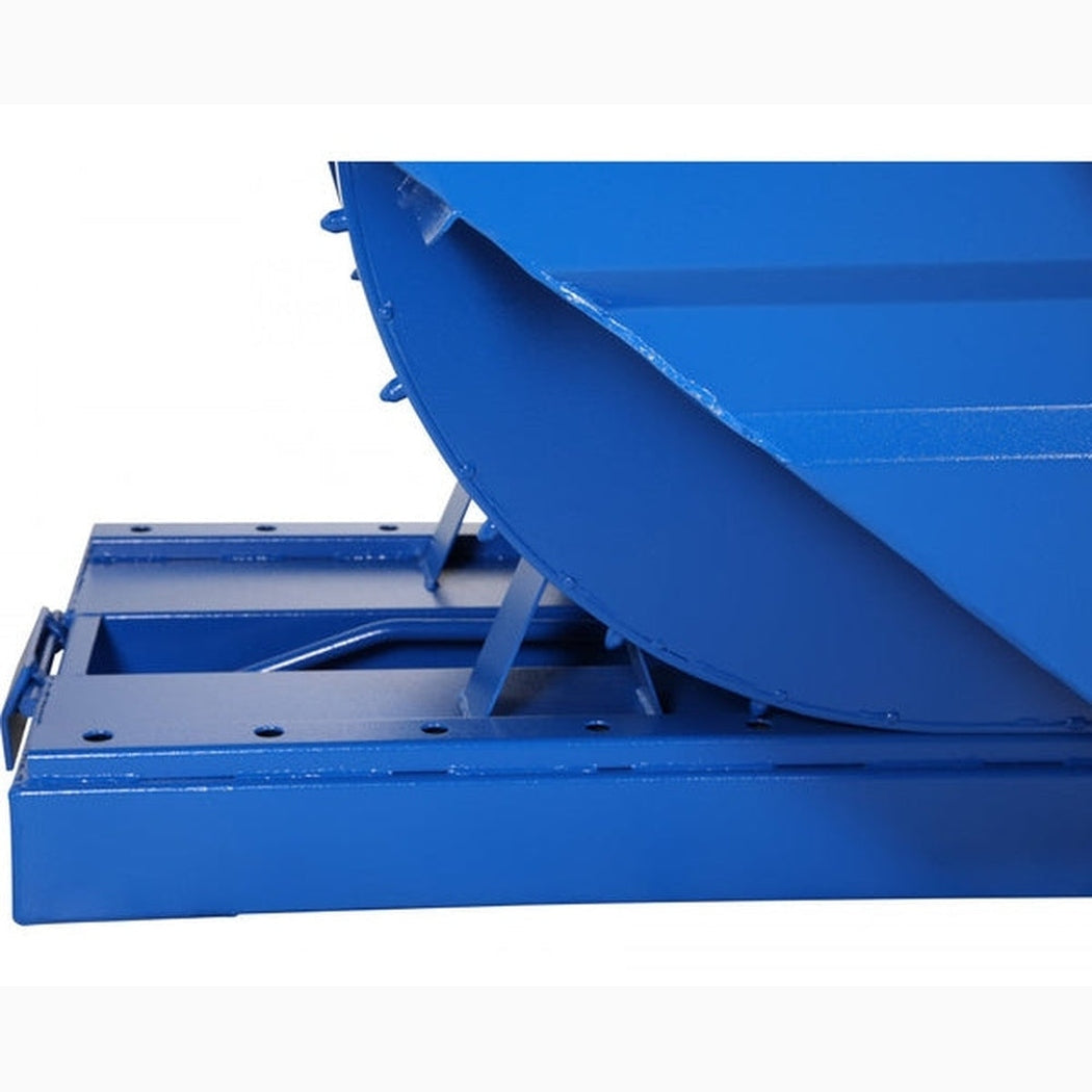 Tippcontainer lätt, 1100 liter, 600kg i blått med robust konstruktion för effektiv avfallshantering och källsortering.