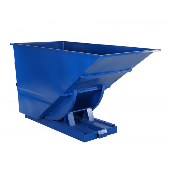 Tippcontainer lätt, 1600 liter, 600kg, robust blå tippcontainer för effektiv källsortering och avfallshantering.