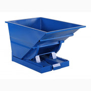 Tippcontainer lätt, 300 liter, 600kg, blå tippcontainer för effektiv avfallshantering och källsortering.