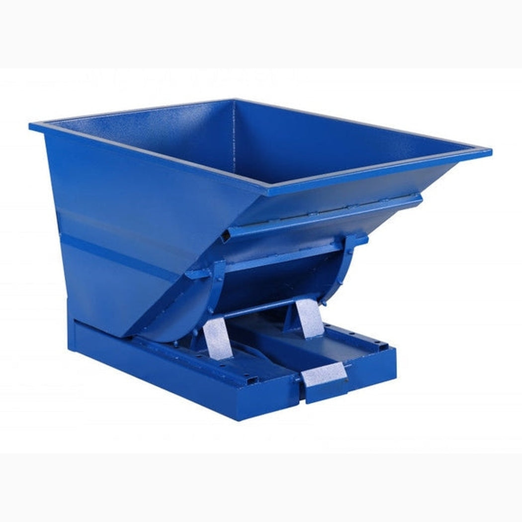 Tippcontainer lätt, 300 liter, 600kg, blå tippcontainer för effektiv avfallshantering och källsortering.
