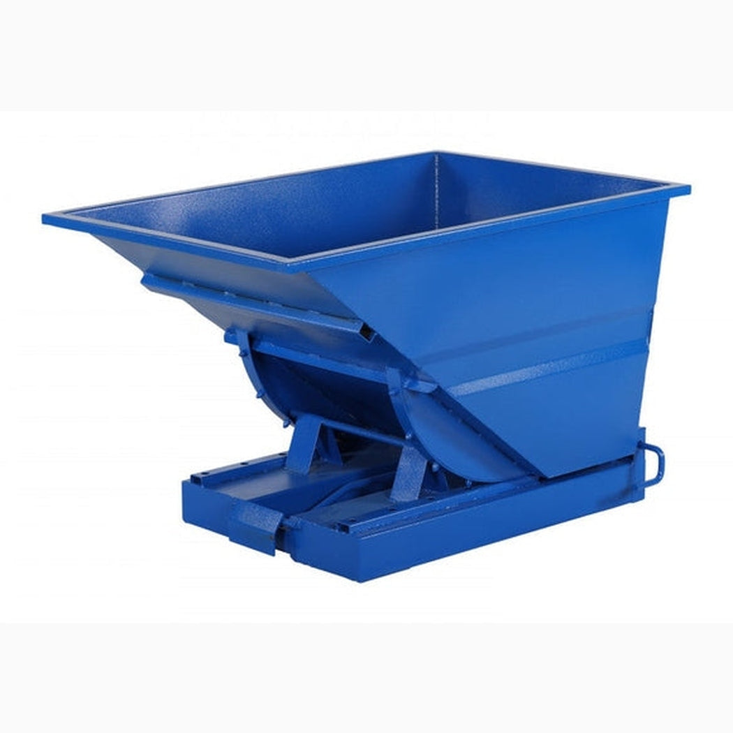 Tippcontainer lätt, 300 liter, 600kg med robust pulverlackerad konstruktion för effektiv och säker avfallshantering.