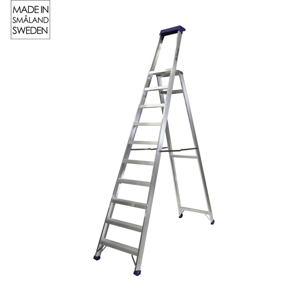 Trappstege Robust med verktygshylla i plast