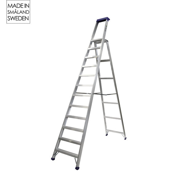 Trappstege Robust med verktygshylla i plast