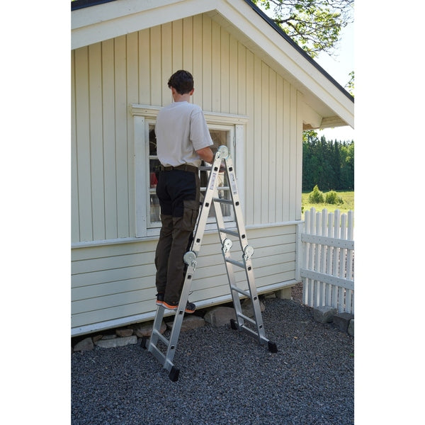 Universalstege, 3 leder, förzinkad stål