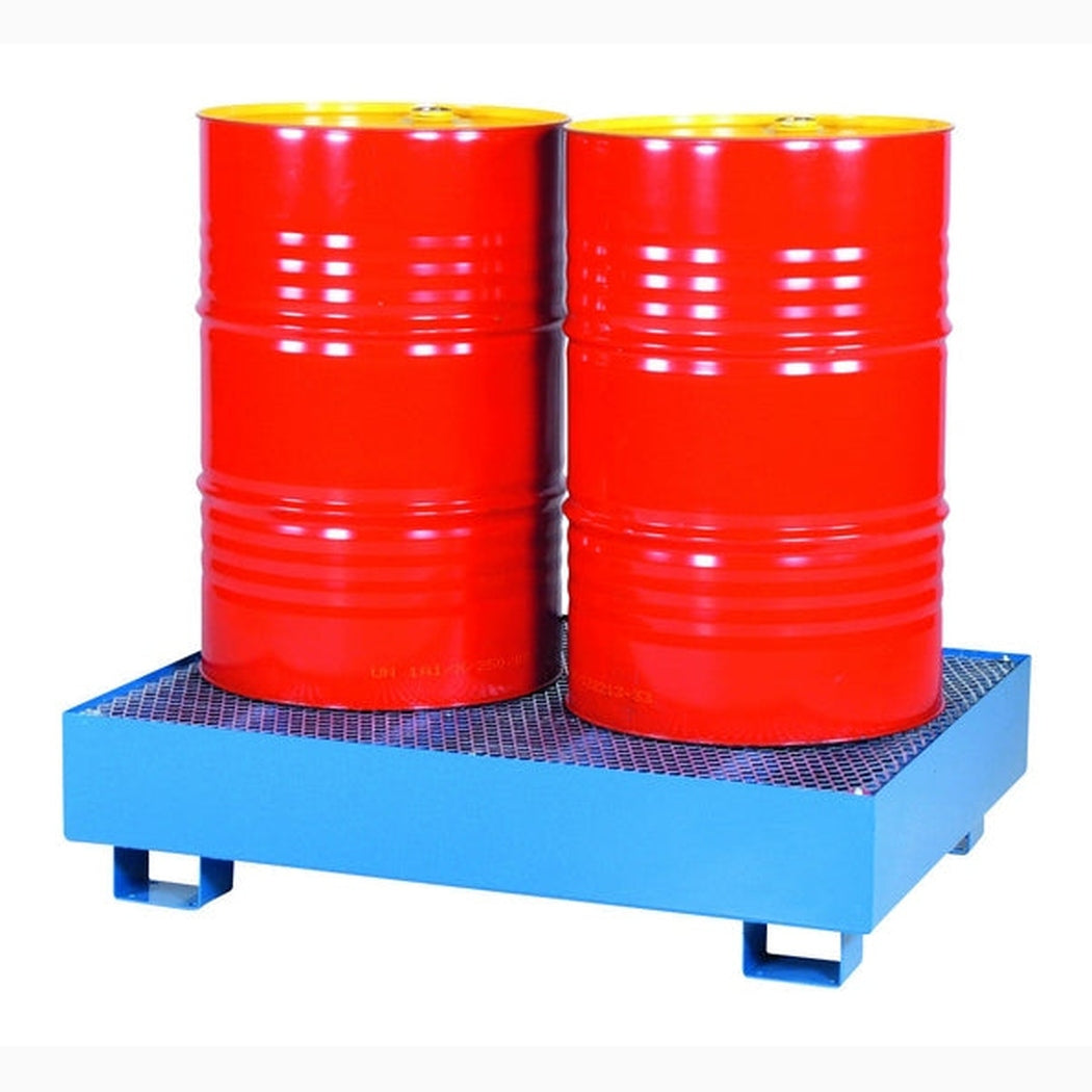 Uppsamlingskärl för 2 stående fat, 260 liter