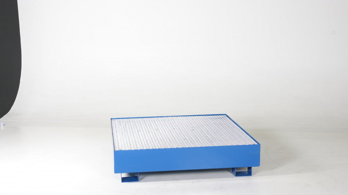 Uppsamlingskärl för 4 stående fat, 380 liter