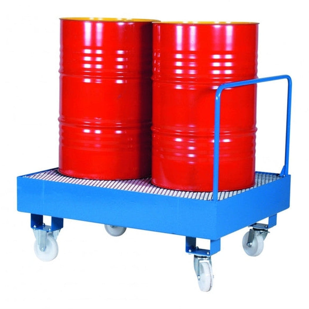 Vagntillsats till uppsamlingskärl, 4 st hjul