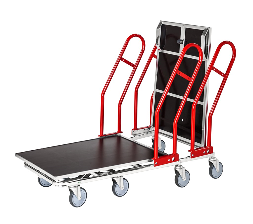 Volymvagn med liten korg, laminat, 1170x700x955mm, 200kg