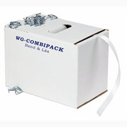 WG-Kombipack, Polyesterband 13mmx250m+100 spännen