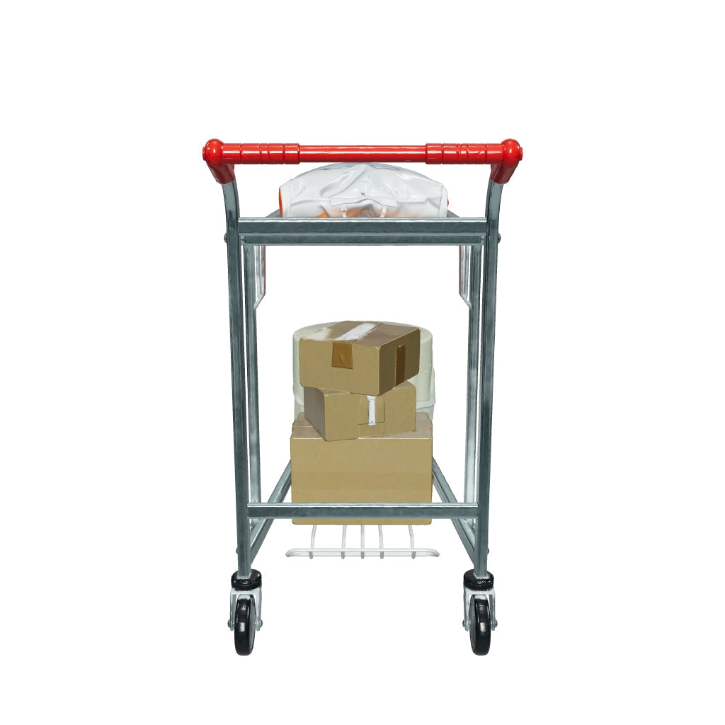 Stackningsbar butiks- och lagervagn, 1030x530x1020mm, 300kg